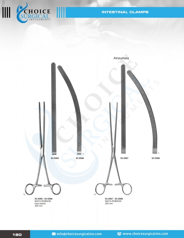 Forceps, Intestinals Clamps, Specula, Biopsy Forceps, Anuscopes Gall Duct